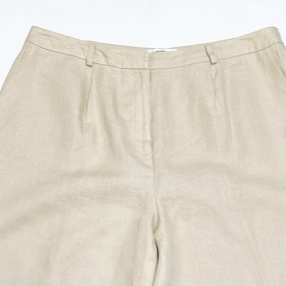 Talbots 100% LINEN Woman Casual Pants Size 14 - Picture 2 of 12